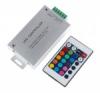 RGB led szalag vezérlő (dimmer, infra, 144W, 24 gombos)