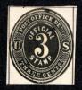 USA 3 centes Official bélyeg.