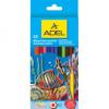 ADEL színesceruza készlet akvarell 12 db-os ajándék ecsettel (2610)