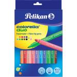 Pelikan: Colorella Duo kétvégű filctoll készlet 12 darabos