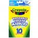 10 db vékony lemosható filctoll - Crayola