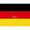 Zászló német 20 x 30 cm